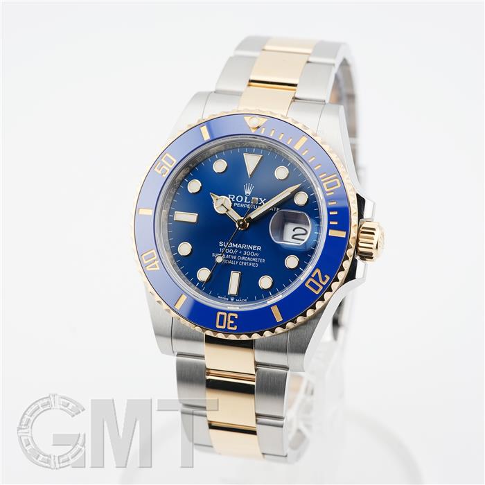 ロレックス サブマリーナーデイト41 126613LB 保証書2023年 付属品完品 ランダムシリアル ROLEX 中古メンズ 腕時計 送料無料