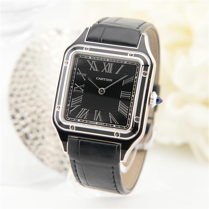 カルティエ サントス デュモン ウォッチ LM WSSA0046 付属品完品 CARTIER 中古レディース 腕時計 送料..