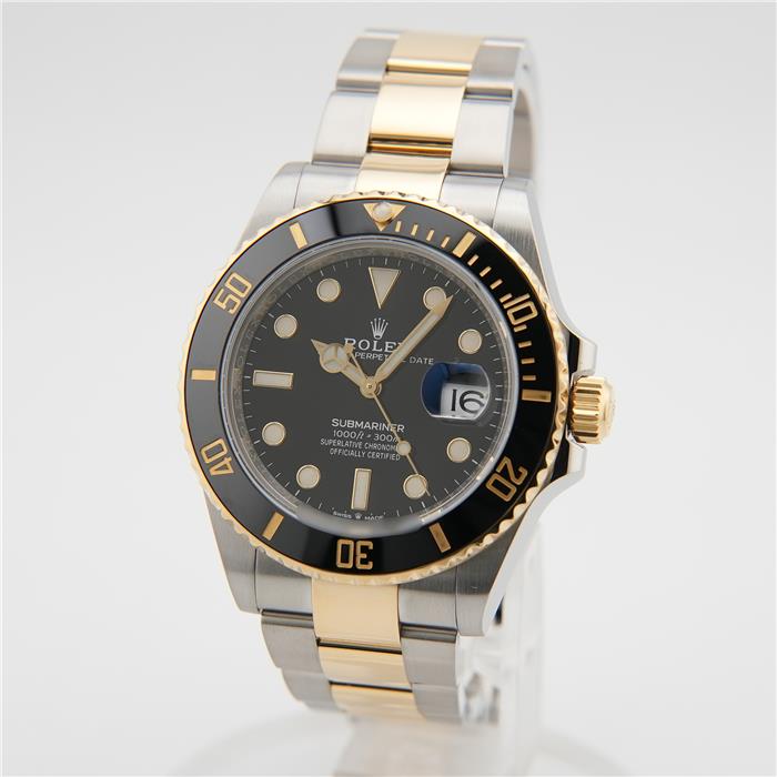 ロレックス サブマリーナーデイト41 126613LN 保証書2020年 付属品完品 ランダムシリアル ROLEX 中古メンズ 腕時計 送料無料