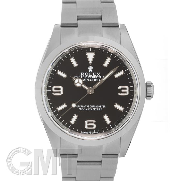ロレックス エクスプローラーI 36 124270 保証書2021年 ランダムシリアル 付属品完品 ROLEX 中古メンズ 腕時計 送料無料
