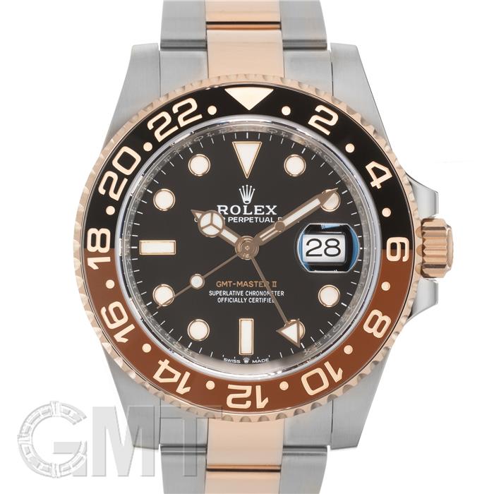 ロレックス GMTマスターII 126711CHNR ブラック/ブラウン 保証書2020年 ランダムシリアル 付属品完品 ROLEX 中古メンズ 腕時計 送料無料