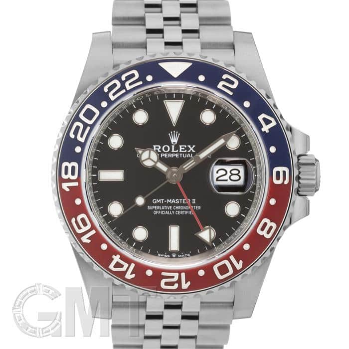 ロレックス GMTマスターII 126710BLRO ジュビリーブレスレット 保証書2020年 ランダムシリアル ROLEX 中古メンズ 腕時計 送料無料