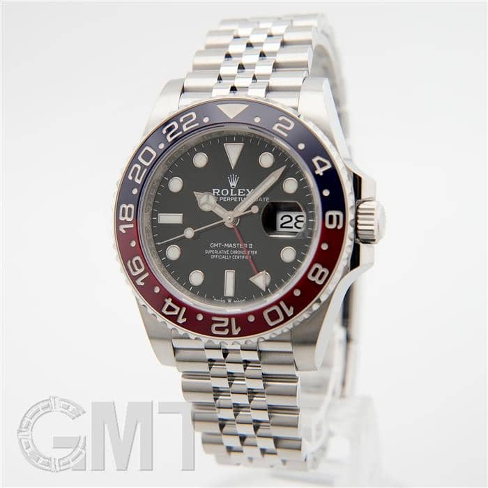ロレックス GMTマスターII 126710BLRO ジュビリーブレスレット 保証書2020年 ランダムシリアル ROLEX 中古メンズ 腕時計 送料無料