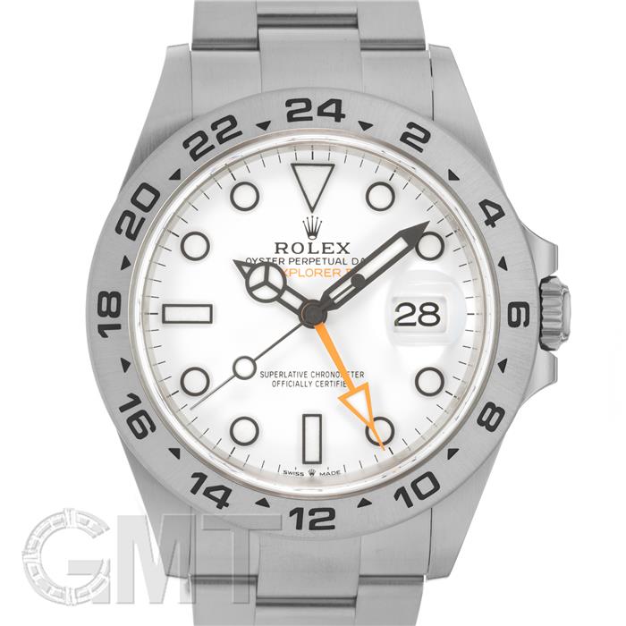 ロレックス エクスプローラーII 226570 ホワイト 保証書2023年 ランダムシリアル 付属品完品 ROLEX 中古メンズ 腕時計 送料無料