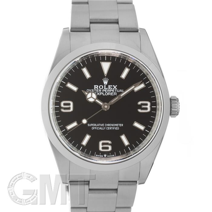 ロレックス エクスプローラー36 124270 保証書2023年 ランダムシリアル 付属品完品 ROLEX 中古メンズ 腕時計 送料無料