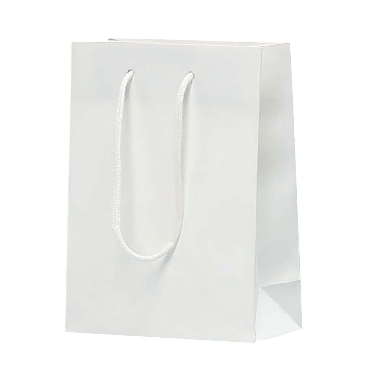 丸玉工業 クラフトエンボスバッグ XS 手提げ紙袋 ホワイト・ブラウンの単色 1枚／10枚セット／50枚セット／100枚セット 2