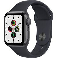 【新品】Apple Apple Watch SE GPSモデル 40mm MKQ13J/A [ミッドナイトスポーツバンド]