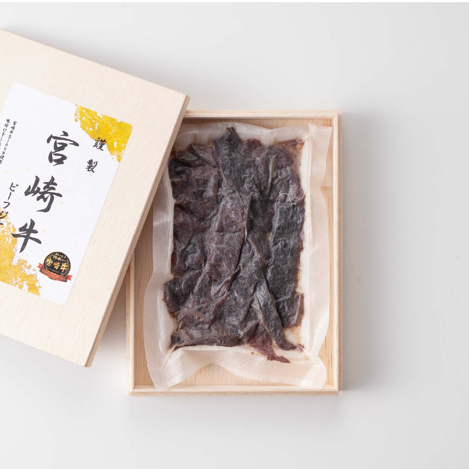 【贈答用】 ビーフジャーキー ギフト 木箱入り 宮崎牛ビーフジャーキー (100g)【公...