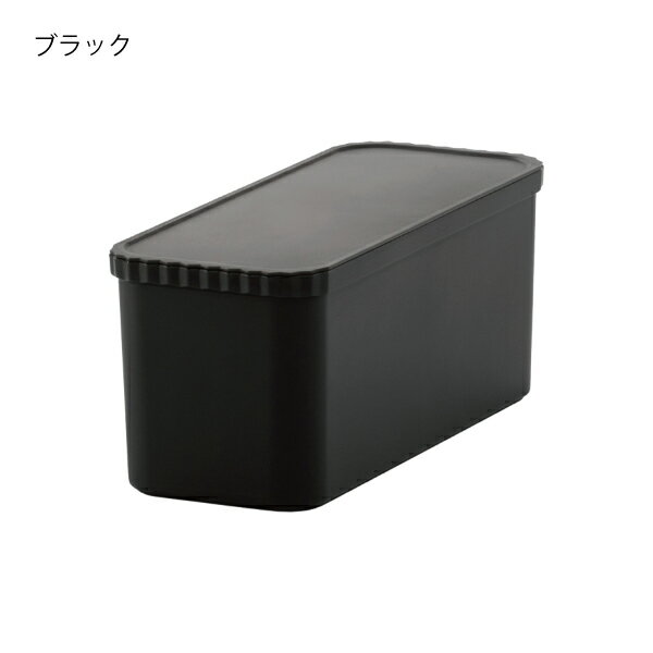 楽天市場】小物入れ ふた付き（カラーブラック）（インテリア・寝具