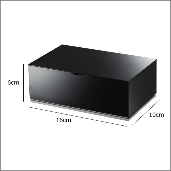 ティッシュカバー おしゃれ インテリア雑貨 北欧風 かわいい 収納ケース スリム リビング プラスチック 収納雑貨 ティッシュボックスケース ティッシュボックスカバー ホワイト 白 ブラック 黒( 山崎実業 ウェットティッシュケース Veil ヴェール ) [2]