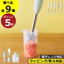 ブレンダー 離乳食 【全9種】 マルチスティックブレンダー2 +baby フードプロセッサー ホイッパー チョッパー ハンディブレンダー おしゃれ 速度調節 ス...