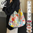 エコバッグ ショルダーバッグ 買い物バッグ 夏 バッグ 女性 ショルダーバッグ レディース 斜めがけ 大人 大きめ 帆布 トートバッグ プリント カジュアル 可...