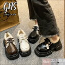 ローファー ファーシューズ 厚底 おでこ靴 裏起毛 ボア ファー 白 黒 ブラウン かわいい 痛くない しみない 滑らない 歩きやすい ノンスリップ 防滑 保温...