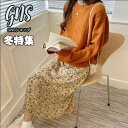 ケーブルニット ローゲージニット ニット トップス セーター カットソー プルオーバー ニットウエア 長袖 体型カバー クルーネック 丸首 5色 黒 白 ピンク...