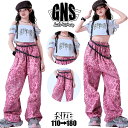 不対称 半袖 tシャツ 英字 ヒョウ柄 ピンク パンツ ダボパン ゆったり ショート丈 へそ出し チア 女の子 原宿系 演奏会 キッズダンス衣装 セットアップ ...