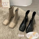 ミドルブーツ レディース きれいめ 歩きやすい 女性 秋冬用 スクエアトゥ ブーツ 大人 ショートブーツ レディース ローヒール ブーツ 防水 おすすめ 美脚 ...