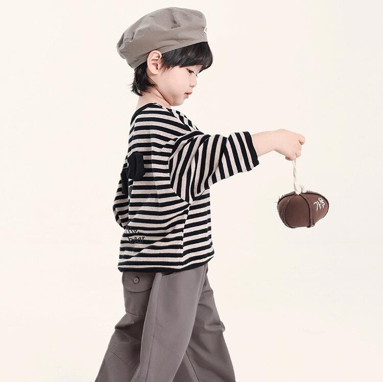 ボーダー 子供服 男の子 春秋トップス トレーナー 春服 秋服 子ども服 ベビー服 カットソー キッズ インナー 韓国子供服 ロングTシャツ キッズ服 長袖シャツ ベビー服 ゆったり かっこいい 通園 通学 ジュニア 長袖トップス 保育園 孫 ギフト カジュアル 90 100 110 120 140