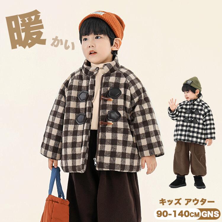 안솜 재킷 체크 키즈 안솜 아우터 120 소년 소녀 한국 어린이 옷 안솜 블루존 따뜻한 어린이 옷 통원 통학 방한 재킷 안솜 코트 가을 겨울 캐주얼