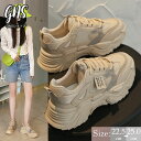 厚底 スニーカーレディース靴 カジュアル ダッドスニーカー 軽量 通学 歩きやすい 通気性 学生 女の子 高校生 韓国 かわいい シューズ レディース 歩きやす...