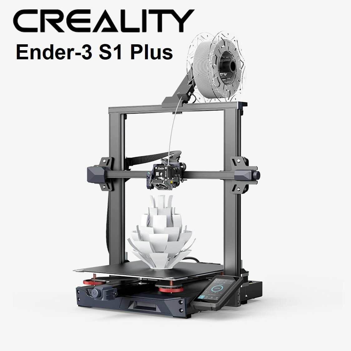 【正規代理】Creality Ender 3 S1 plus 3Dプリンター 印刷サイズ300x300x300mm Sprite近位エクストルーダー CR-Touchレベリング PCシー..