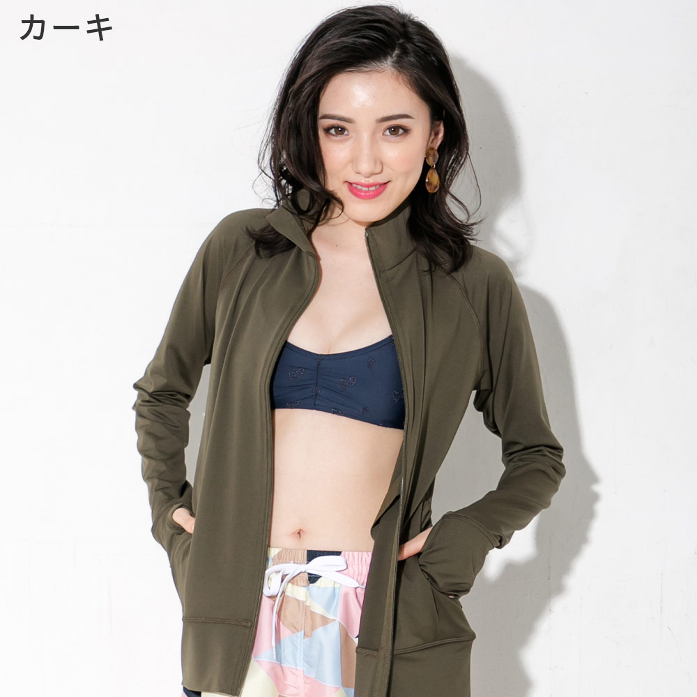 美品　TULALA ツララ ラッシュガード　カーキ　M 美品 TULALA ツララ ラッシュガード カーキ M