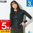 【マラソン限定!エントリーP5倍】FELLOW ウェットスーツ スキンタッパー 3mm レディース ラバー クラシック ジャケット フロントジップ ウエットスー...