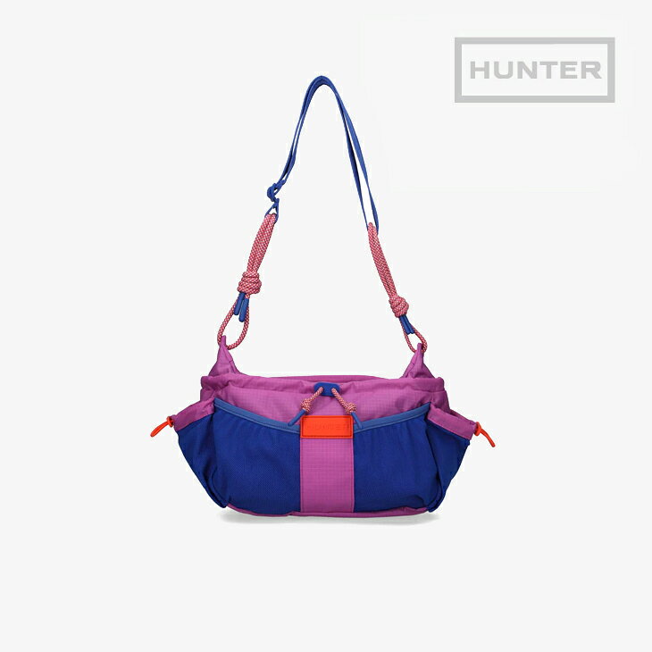 Rakuten - ・HUNTER｜Travel Crossbody Ripstop Nylon Shoulder/ ハンター/トラベル クロスボディ リップストップ ナイロン ショルダー/クルーズブルーxホワイトウィロー #