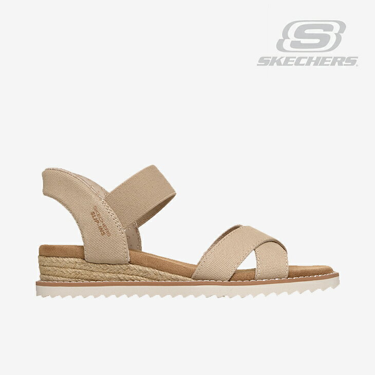 Rakuten - ・SKECHERS｜W Slip-Ins Desert Kiss Golden Lily Wedge/ スケッチャーズ/スリップインズ デザート キス ゴールデン リリー ウェッジ/ナチュラル #