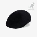 ・KANGOL|Furgora 504 Hunting/ カンゴール/ファーゴラ ハンチング バックトゥフロント ベレー/ブラック #