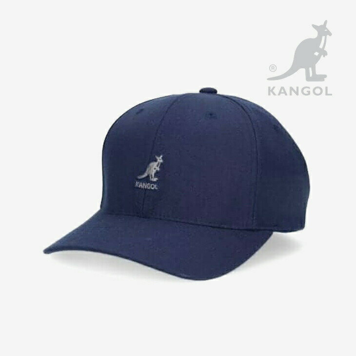・KANGOL|Wool Flexfit Baseball Cap/ カンゴール/ウール フレックスフィット ベースボール キャップ/ダークブルー #