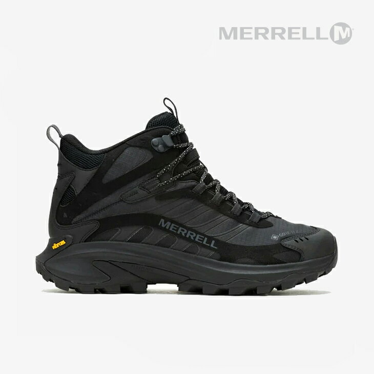 Rakuten - ・MERRELL｜Moab Speed 2 Mid Gore-Tex Vibram/ メレル/モアブ スピード ミッド ゴアテックス ビブラム/ブラック #