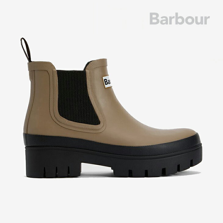 Boots - ・BARBOUR｜W Halton Side Gore Chelsea Welly Rain Boots/ バブアー/ホールトン サイド ゴア チェルシー ウィリー レイン ブーツ/ミリタリーブラウンxブラック #