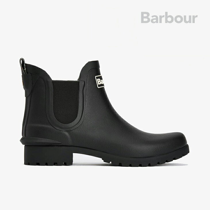 樂天商城 - ・BARBOUR｜W Wilton Side Gore Chelsea Welly Rain Boots/ バブアー/ウィルトン サイド ゴア チェルシー ウィリー レイン ブーツ/ブラック #