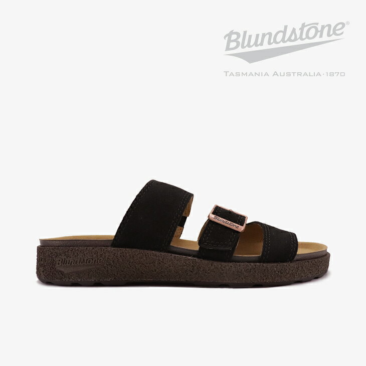 樂天商城 - ・BLUNDSTONE｜Aerocork Sandal Suede/ ブランドストーン/エアロコルク サンダル スエード/ブラック #