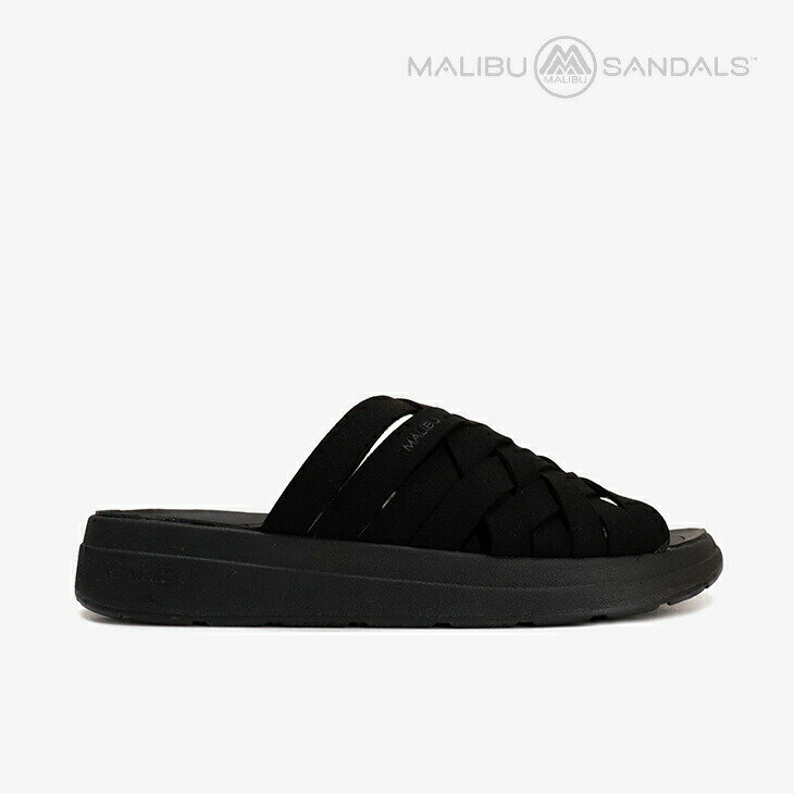・MALIBU SANDALS｜Zuma Suede Vegan Leather/ マリブ サンダルズ/ズマ スエード/ブラック #
