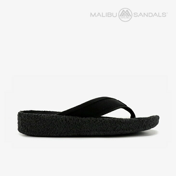 ＊MALIBU SANDALS｜Surfrider Suede-Nylon/ マリブ サンダルズ/サーフライダー スウェードナイロン/ブラック #