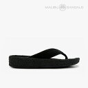 ・MALIBU SANDALS｜Surfrider Suede-Nylon/ マリブ サンダルズ/サーフライダー スウェードナイロン/ブラック #