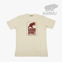 ＊KARHU｜Helsinki Sport T-Shirt/ カルフ/ヘルシンキ スポーツ Tシャツ/オートミールメランジxグラナタ #