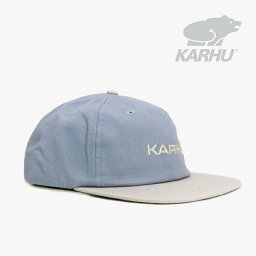 ・KARHU｜Karhu Logo Cap/ カルフ/カルフ ロゴ キャップ/ブルーフォグxライトグレー #