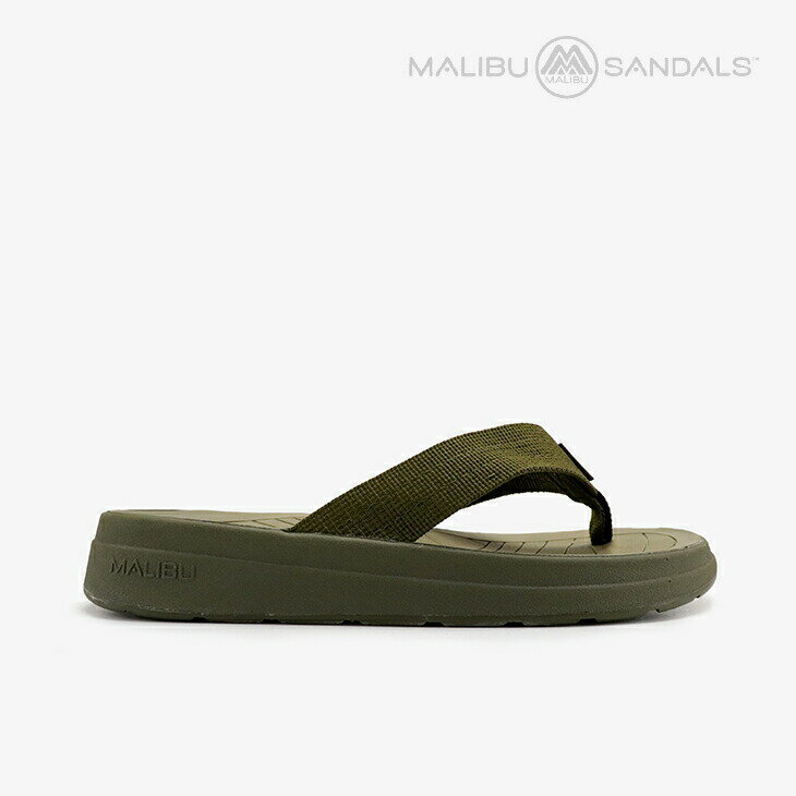 ・MALIBU SANDALS｜Surfrider Nylon/ マリブ サンダルズ/サーフライダー ナイロン/オリーブ # 1