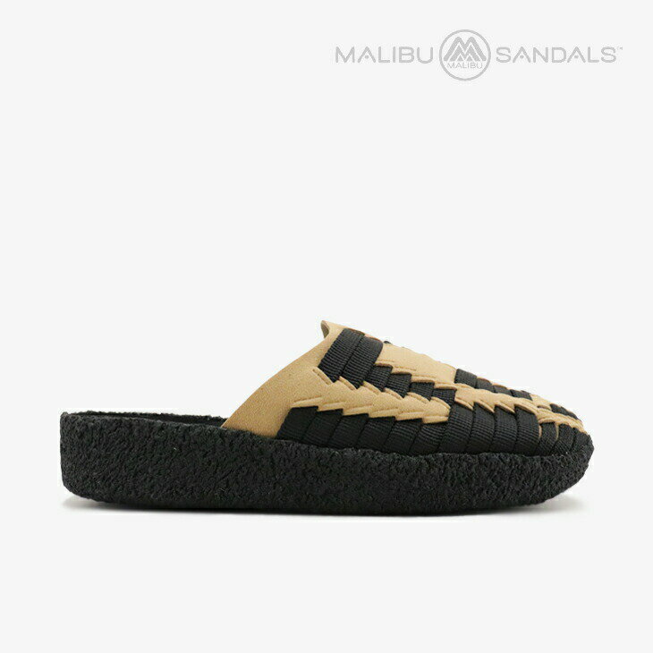 ・MALIBU SANDALS｜Thunderbird Suede Vegan/ マリブ サンダルズ/サンダーバード スウェード/ブラックxベージュ # 1