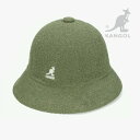 ＊KANGOL｜Bermuda Casual/ カンゴール/バミューダ カジュアル ベル ハット/オイルグリーン #