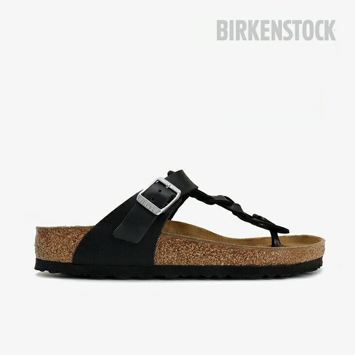 BIRKENSTOCK｜W Gizeh Braided FL/ ビルケンシュトック/ギゼ ブレイデッド/ブラック