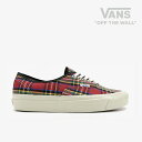 ＊VANS Anaheim Factory｜Authentic 44 DX/ ヴァンズ アナハイム ファクトリー/オーセンティック 44 DX/プレイドレッドxグリーン