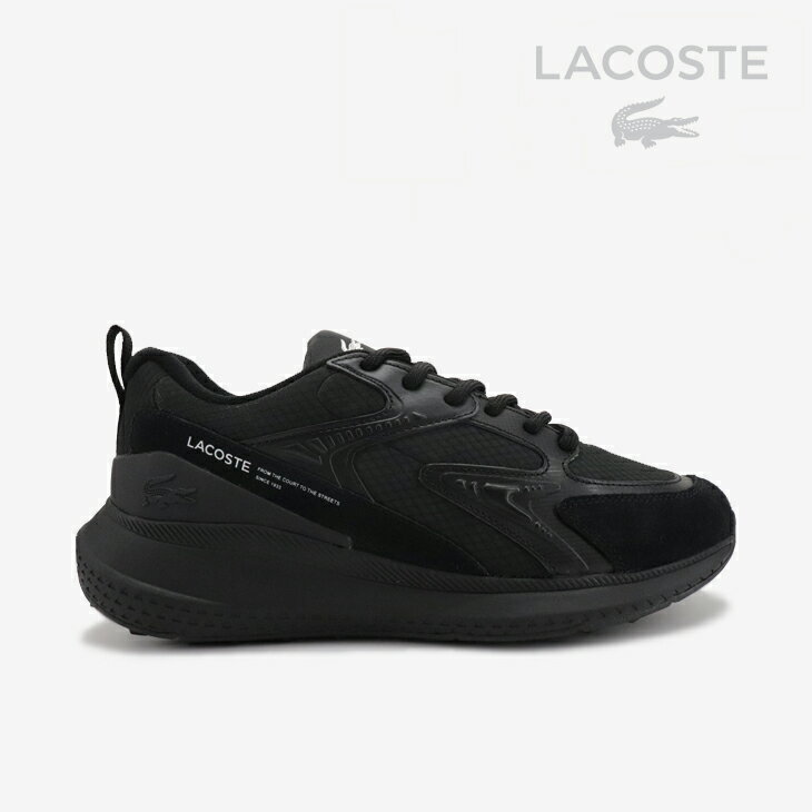 ＊LACOSTE｜L003 Evo 124 3 SMA/ ラコステ/エボ ライフスタイル ランニング/ブラック #