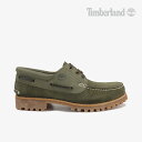 ・TIMBERLAND|3 Eye Lug Classic Handsewn Boatshoe Suede/ ティンバーランド/スリーアイ ラグソール クラシック ハンドソーン ボート シュー スエード/ダークグリーン #