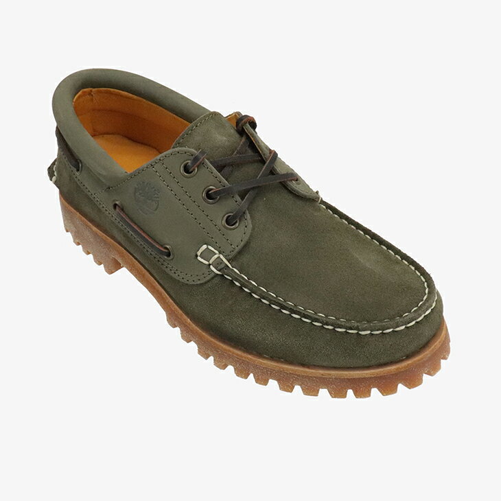��TIMBERLAND��3 Eye Lug Classic Handsewn Boatshoe Suede/ �ƥ���С�����/���꡼���� �饰������ ���饷�å� �ϥ�ɥ����� �ܡ��� ���塼 ��������/���������꡼�� #