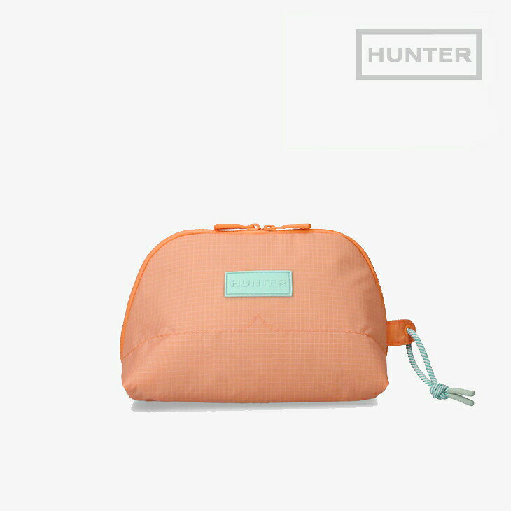 ・HUNTER｜Travel Expandable Large Pouch/ ハンター/トラベル エクスパンダブル ラージ ポーチ/グローグレープフルーツxグローラグーン #