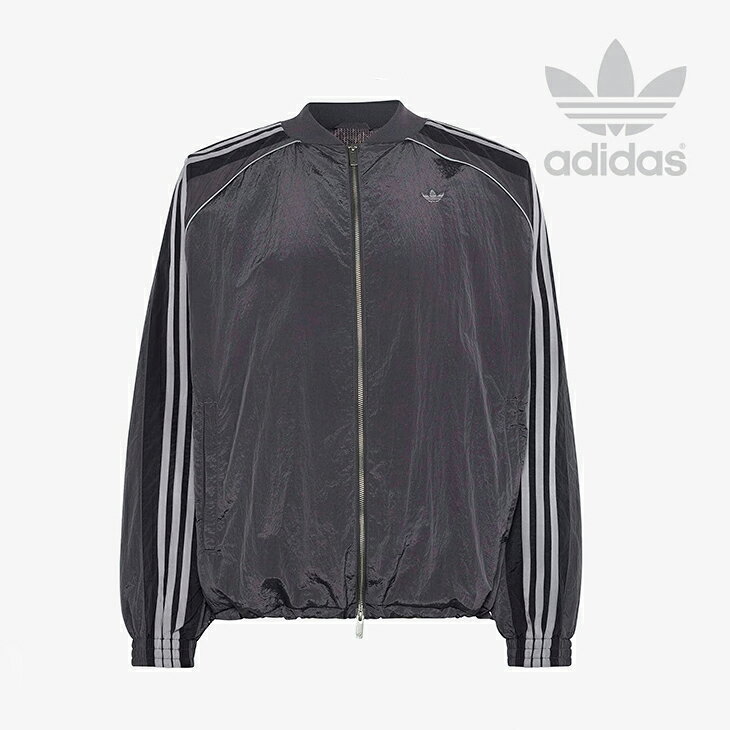 樂天商城 - ・ADIDAS Originals｜Adilenium Season 5.0 Track Top Loose Fit Nylon/ アディダス/アディレニウム シーズン 5.0 トラック トップ ルーズ フィット ナイロン/ブラック #