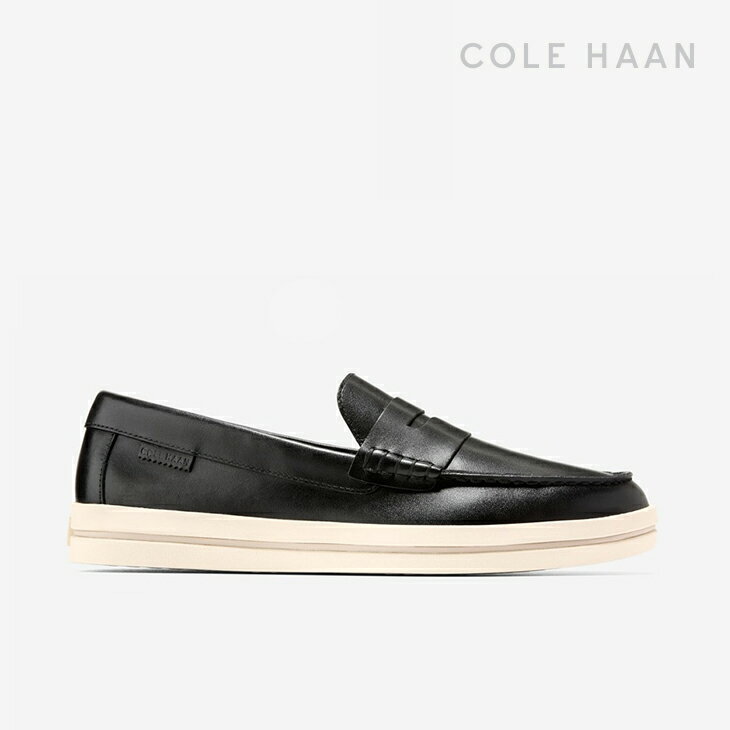 Rakuten - ・COLE HAAN｜Pinch Long Weekender Penny Loafer Leather/ コール ハーン/ピンチ ロング ウィークエンダー ペニー ローファー レザー/ブラックxアンゴラ #